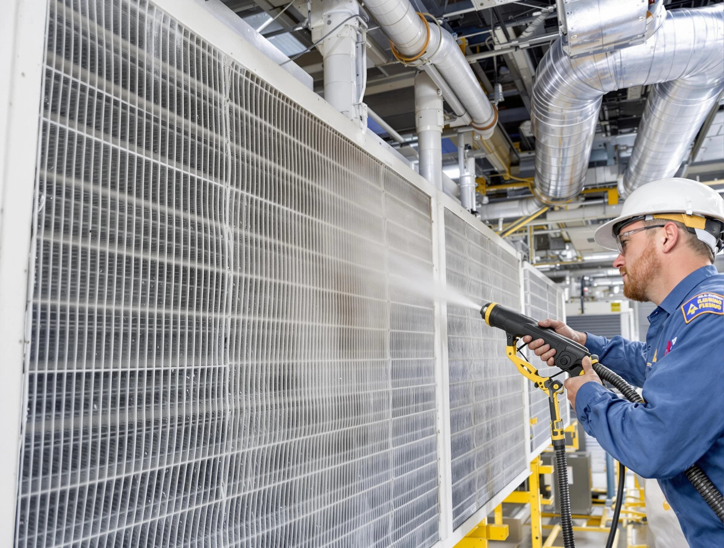 Professional commercial coil cleaning by Greenwood Village Air Duct Cleaning in Greenwood Village