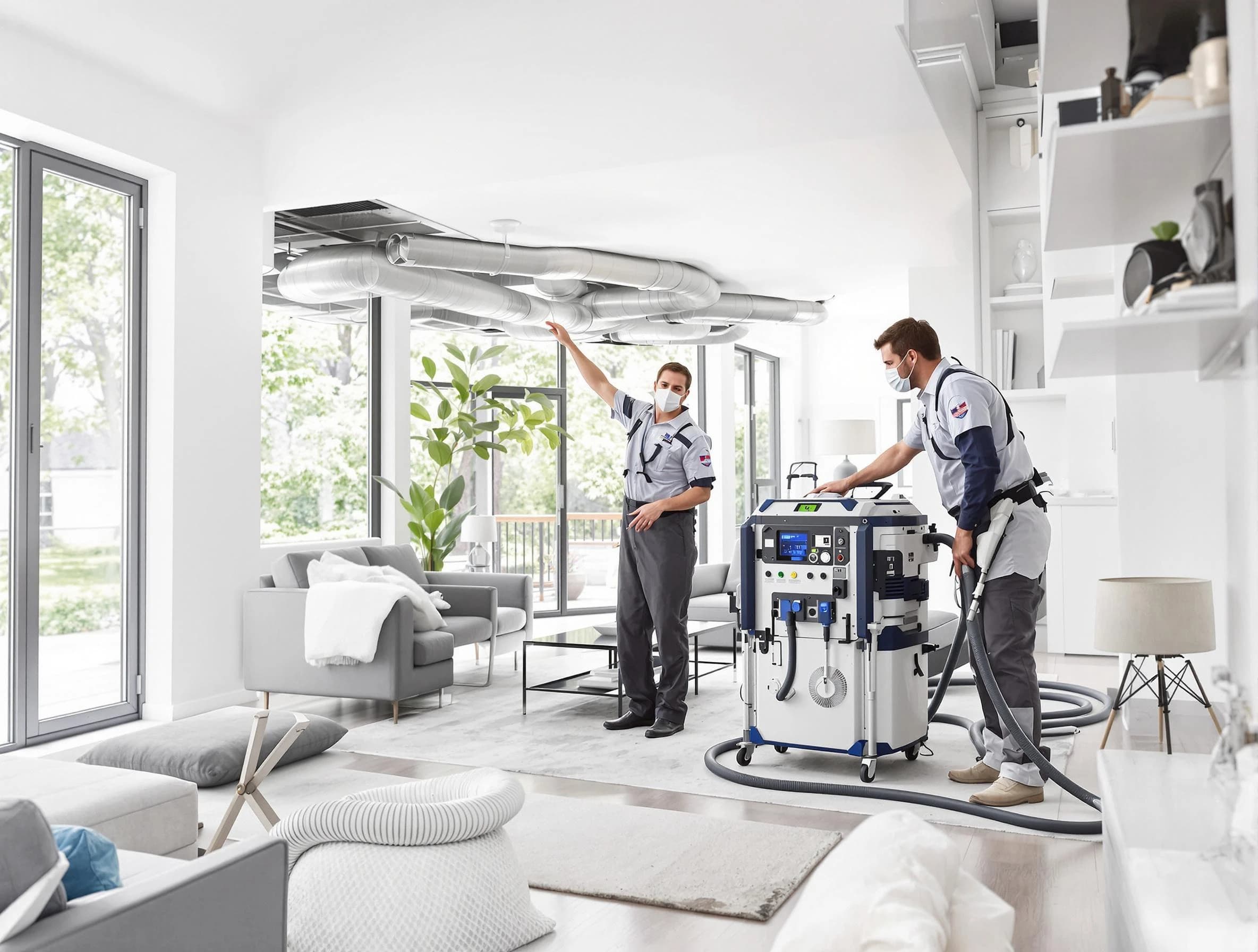 Greenwood Village Air Duct Cleaning professional conducting pure air duct cleaning with state-of-the-art equipment in Greenwood Village