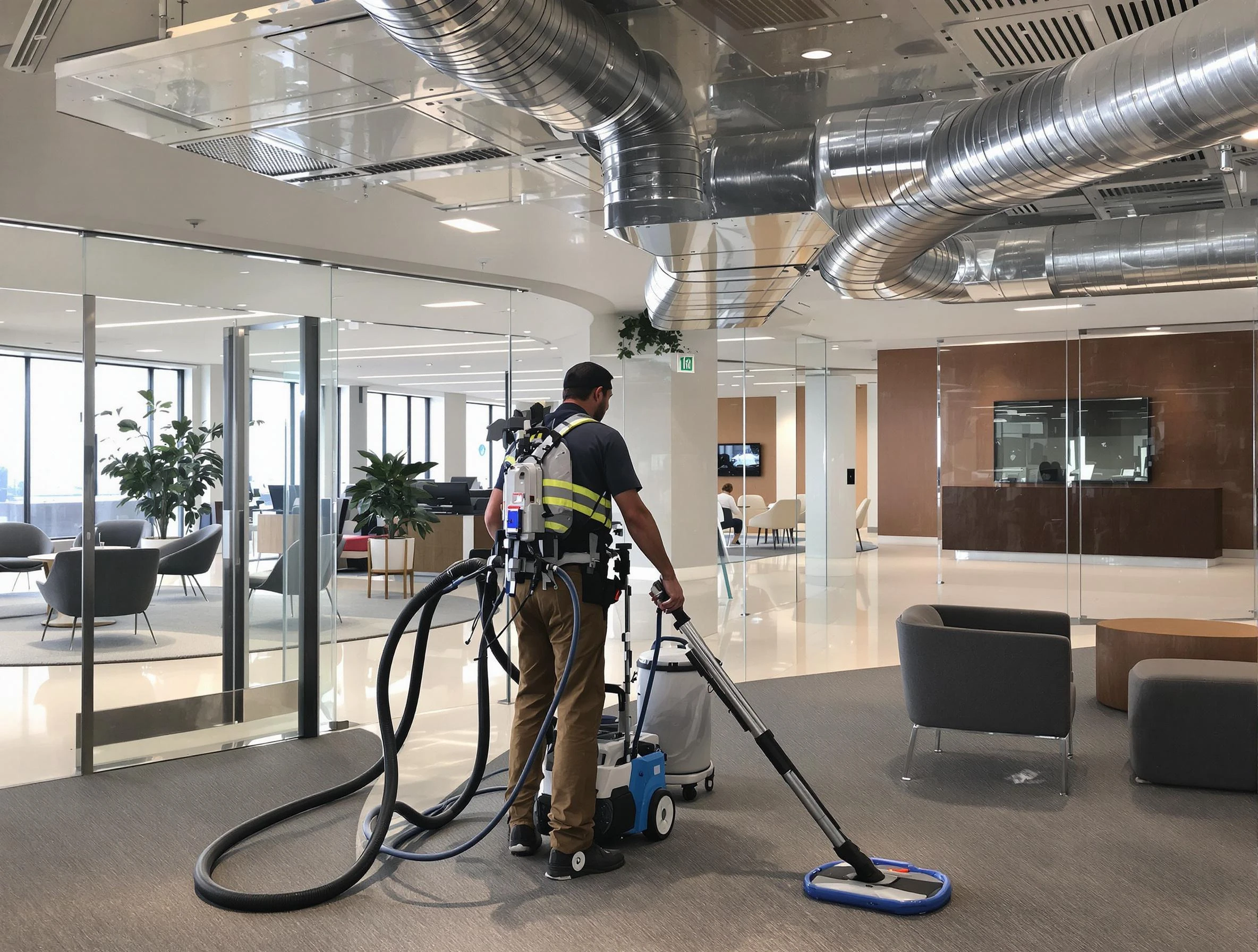 Commercial duct cleaning service by Greenwood Village Air Duct Cleaning in Greenwood Village